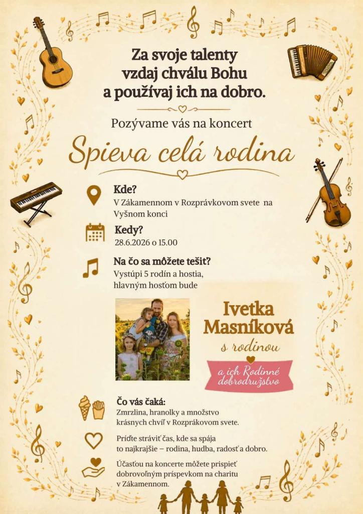 Spieva celá rodina