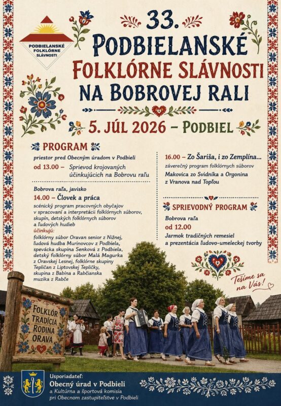 33. Podbielanské folklórne slávnosti na Bobrovej rali