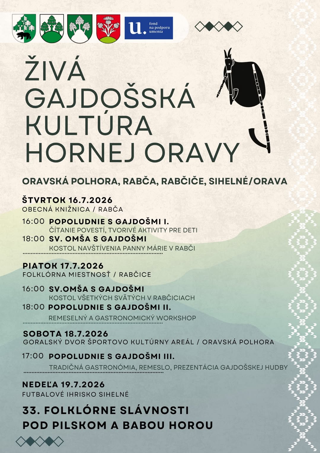 ŽIVÁ GAJDOŠSKÁ KULTÚRA HORNEJ ORAVY
