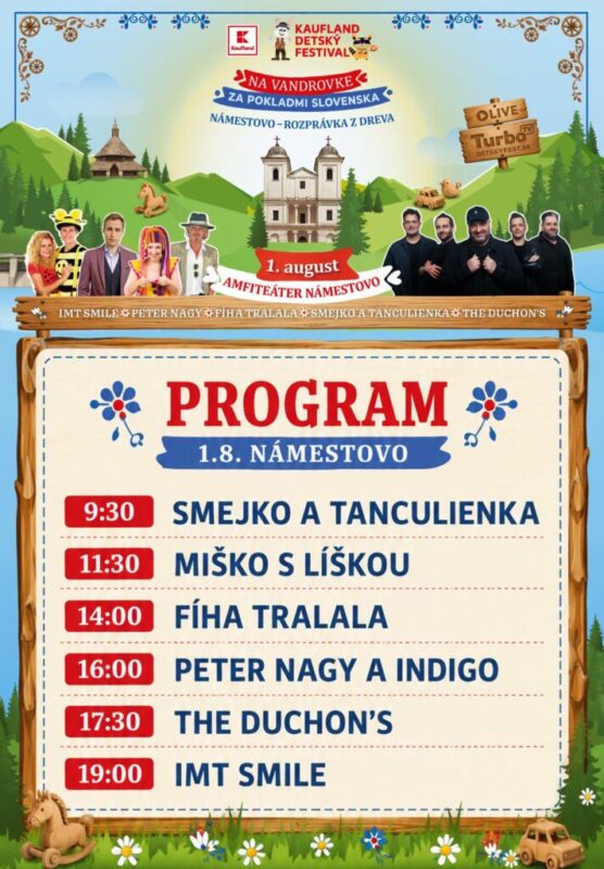Kaufland Detský festival v Námestove Námestovo – účko