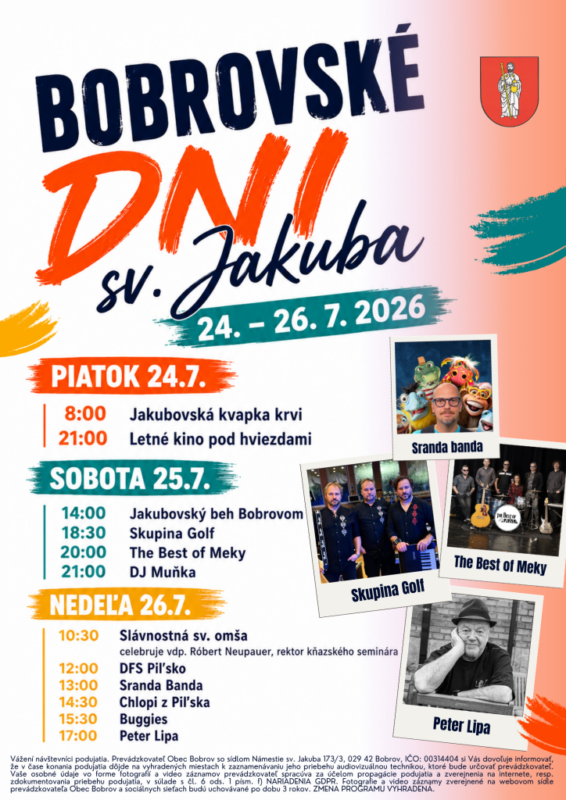 BOBROVSKÉ DNI SV. JAKUBA