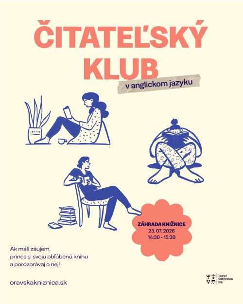 Čitateľský klub v anglickom jazyku Oravská knižnica Antona Habovštiaka, Dolný Kubín