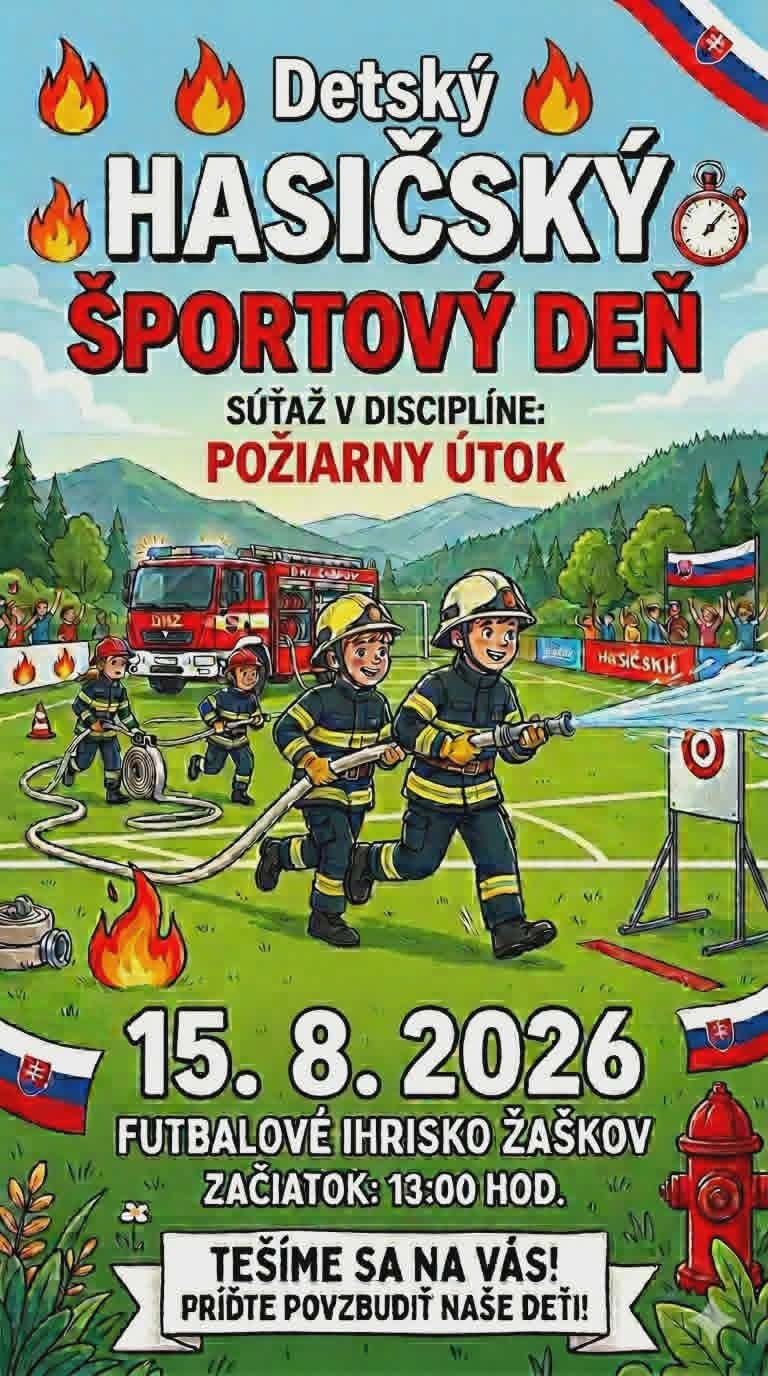 Detský hasičský športový deň