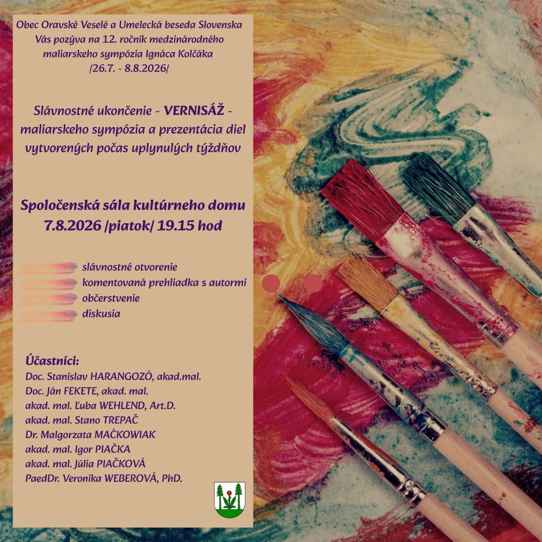 Vernisáž a slávnostné ukončenie maliarskeho sympózia