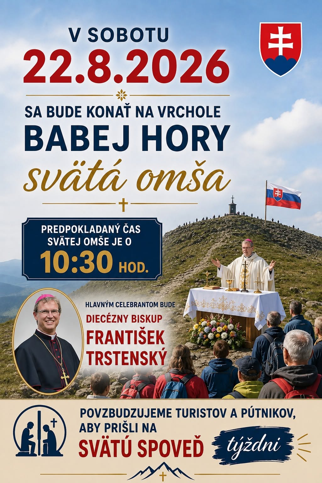 Svätá omša na vrchole Babej hory