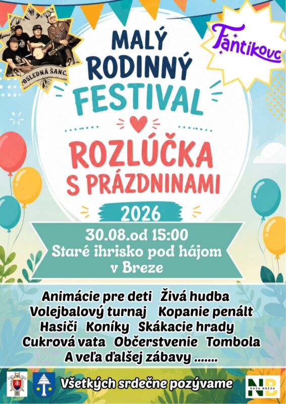 Malý rodinný festival – Rozlúčka s prázdninami