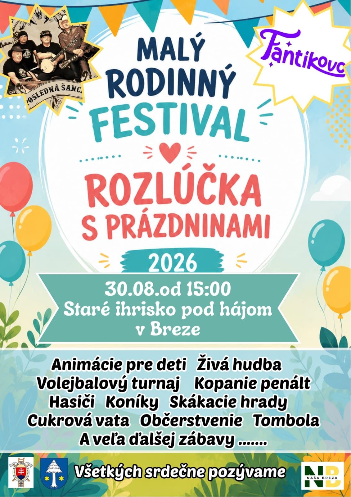 Malý rodinný festival – Rozlúčka s prázdninami