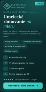 Ramuj.sk – umelecké rámovanie (300×600)