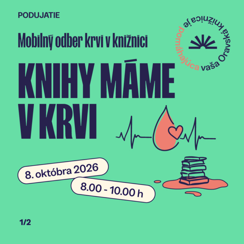 Knihy máme v krvi 2 Oravská knižnica Antona Habovštiaka, Dolný Kubín
