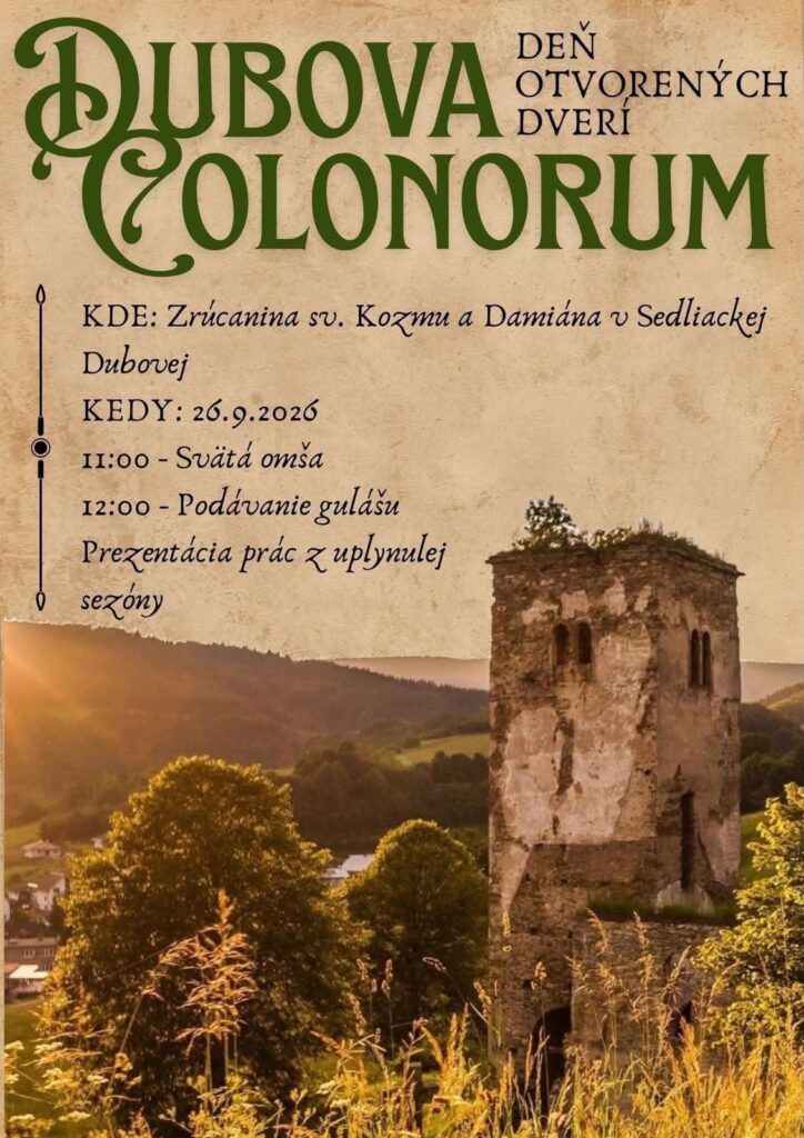 Deň otvorených dverí: Dubová COLONORUM Sedliacka Dubová