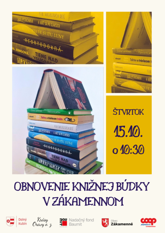 Obnovenie knižnej búdky v Zákamennom