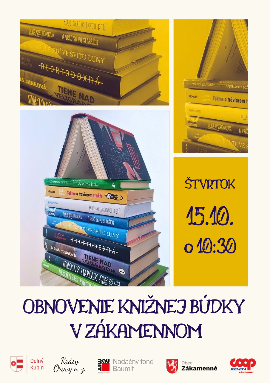 Obnovenie knižnej búdky v Zákamennom