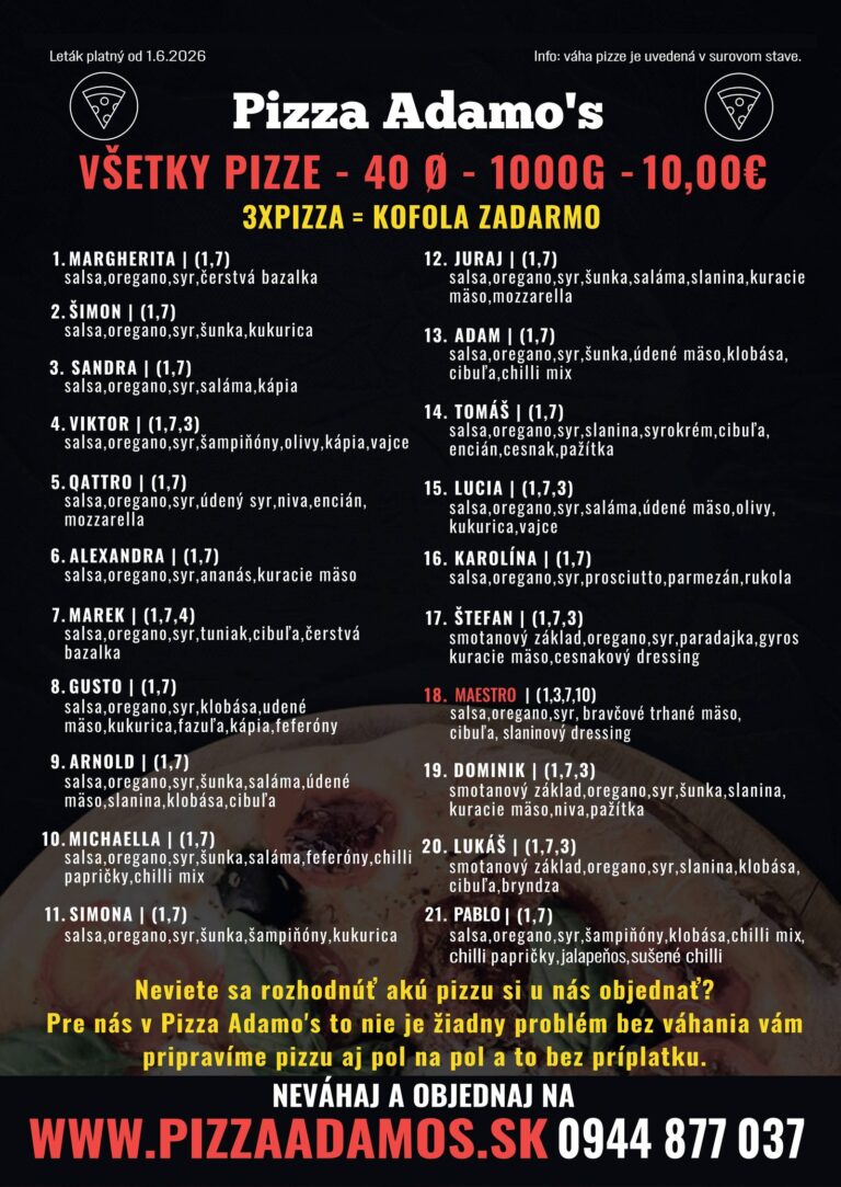 Pizza Adamo's - Ružomberok