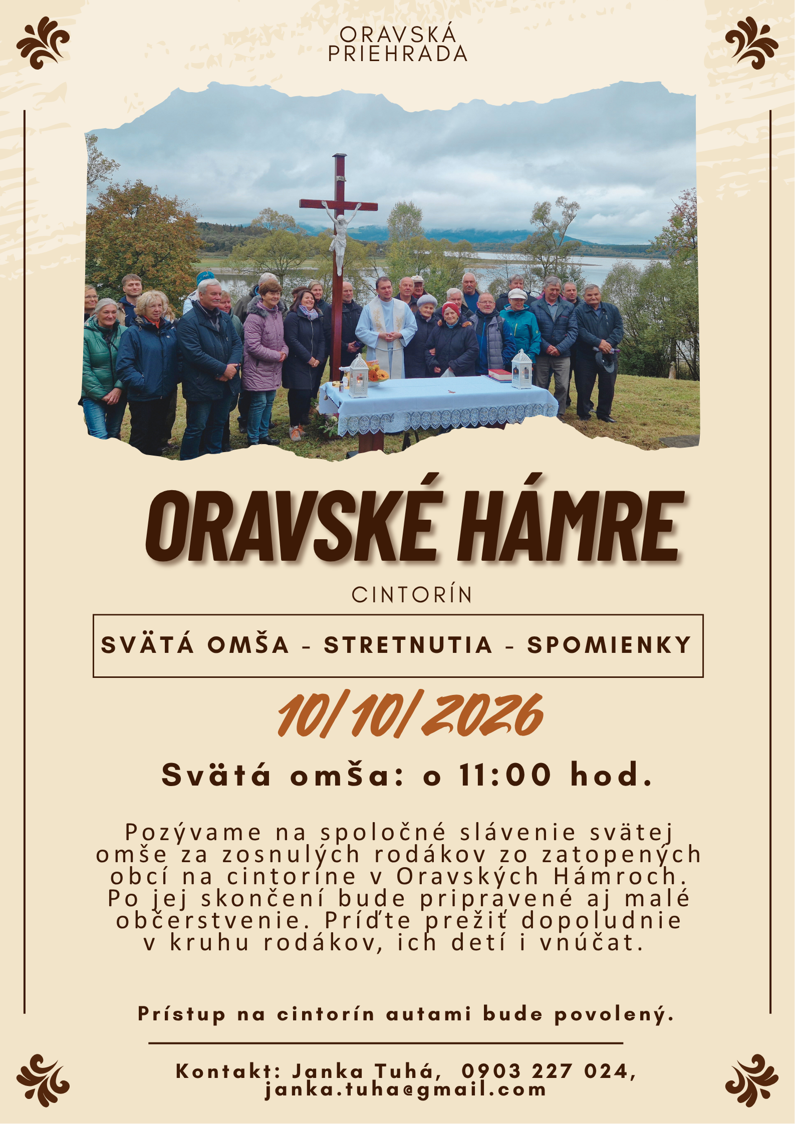 Svätá omša – stretnutia – spomienky