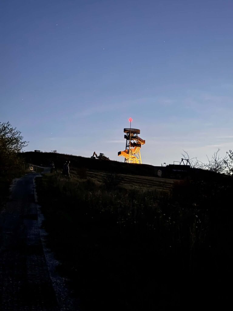 Rozhľadňa Trstená večer