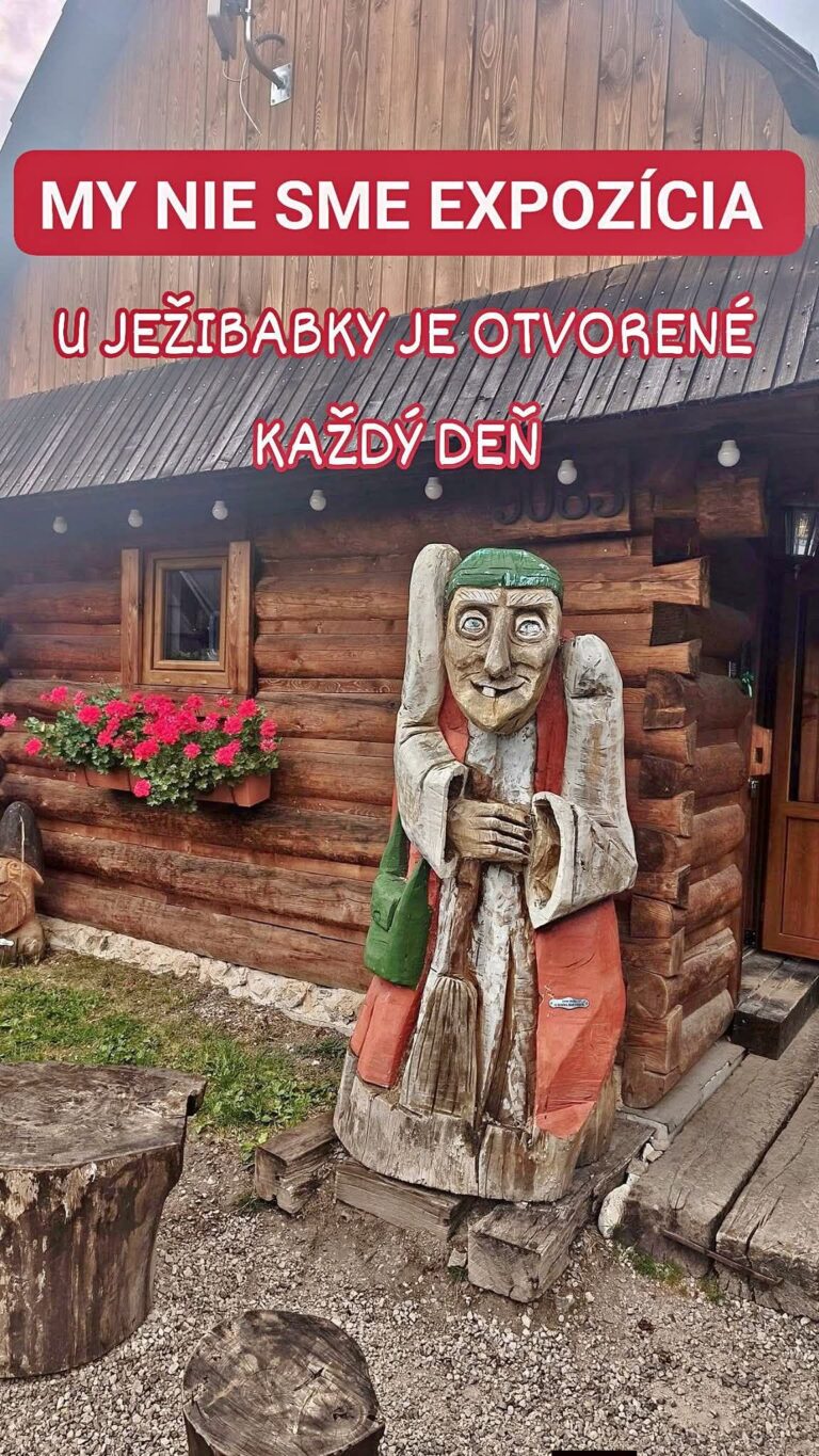 U Ježibabky – kaviareň Vlkolínec